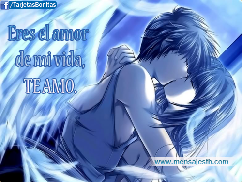 Imágenes de Animé con mensajes de amor para compartir - Todo imágenes