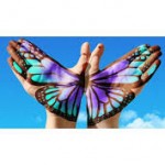 Mariposa: Logo del Dia para la Discriminacion Cero