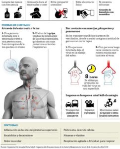 Infografías sobre la «Gripe A»: Síntomas, contagio, prevención y grupos ...