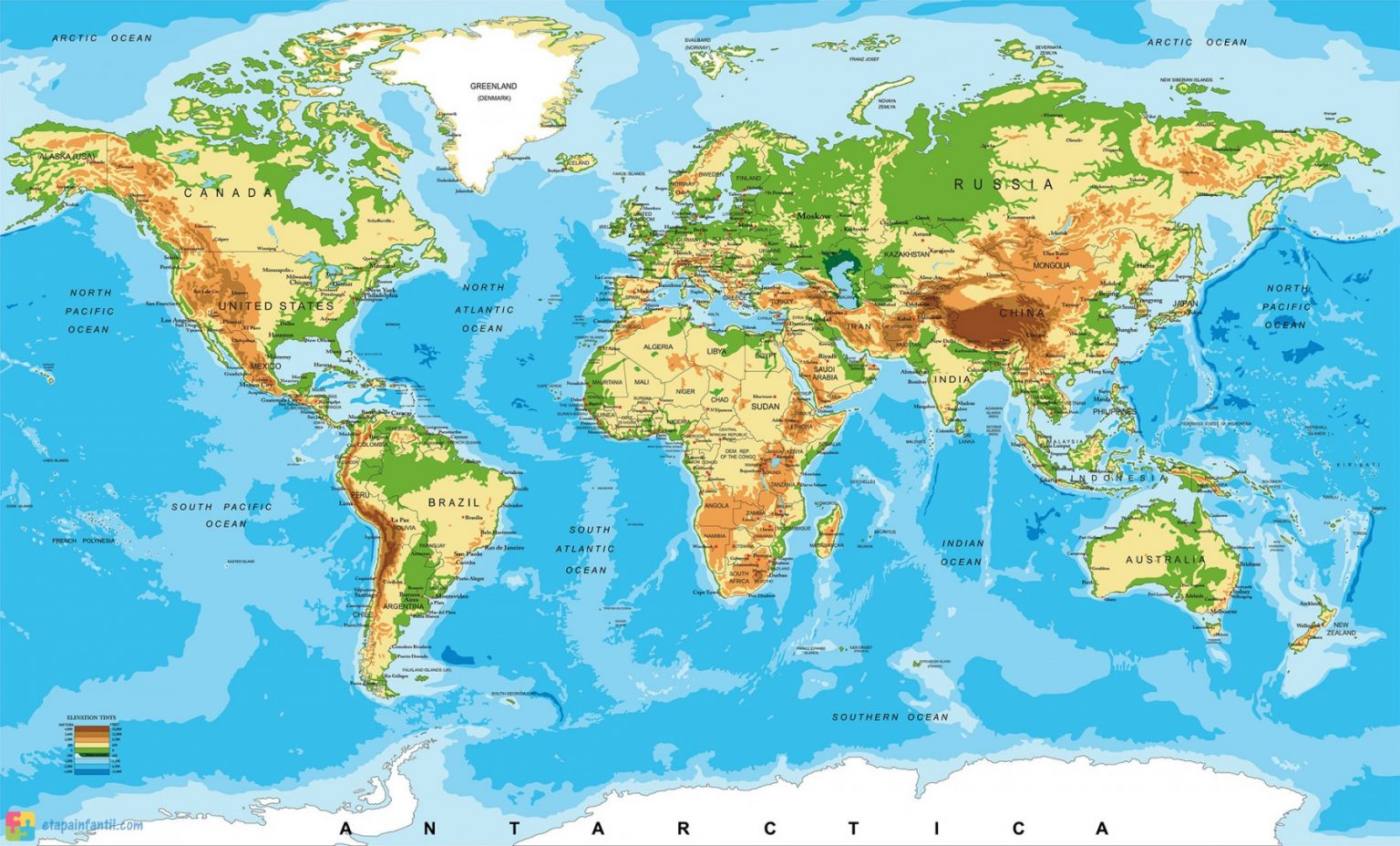 Mapamundi Grande Planisferios Temáticos Para Descargar E Imprimir Todo Imágenes