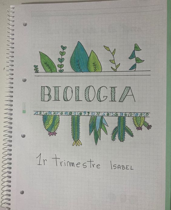  Compartir   imagen ideas para portadas de cuadernos de biologia